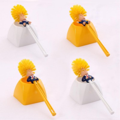 New Toilet Brush Holders WC Borstel Donald Trump Original Trump Toilet Brush, Make Toilet Great Again Commander In Crap