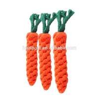 Hot Pet Products Wholesale Cotton Rope Carrot Shaped Pet Toys For Dog And Cat Pet Chew Toys