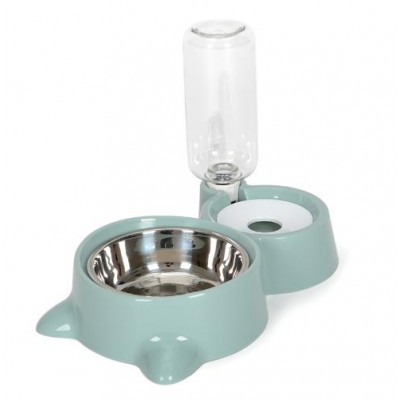 Pets Dogs Cats Automatic Water Dispenser Water Food Bowl Anti-Wet Mouth Leak-Proof Bowl for Pet