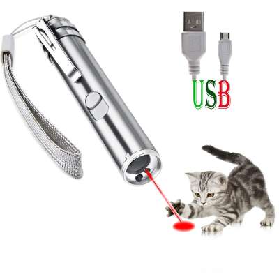 Interactive Cat Toys,Rechargeable 7 in 1 Cat Dog Kitten Light Toy,Red Dot Chaser Toy for Cats Exercise