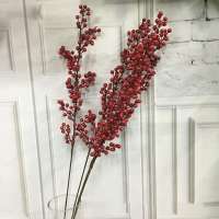 Home Decoration Christmas Red Berry Artificial Plant Decoration 12 Artificial Plant Tree