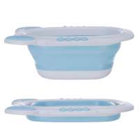 Cheap wholesale portable children plastic folding washbasin